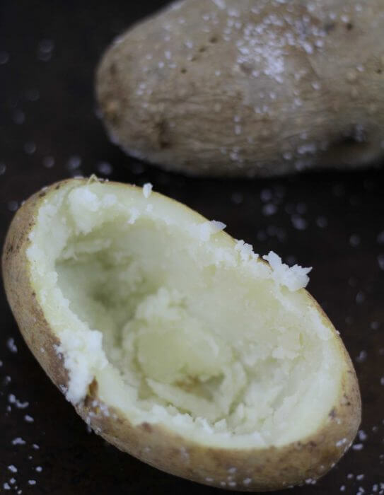 Twice Baked Potatoes scoop out the insides