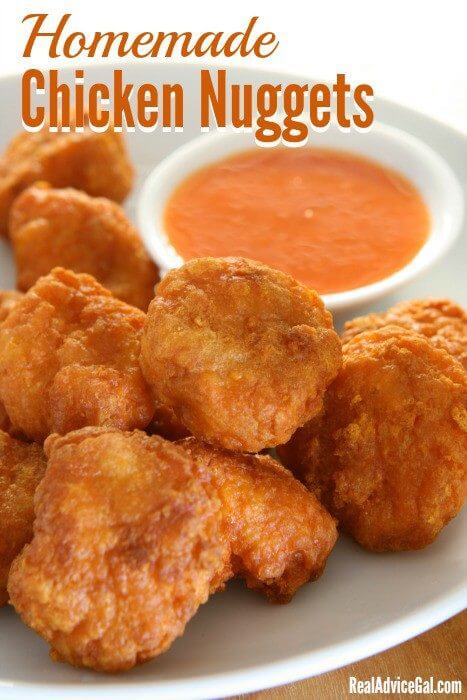 Simple Recipes for kids: Baked Chicken Nuggets