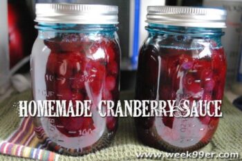 Homemade Cranberry Sauce