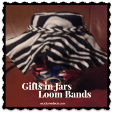 Gifts in Jars: Loom Bands