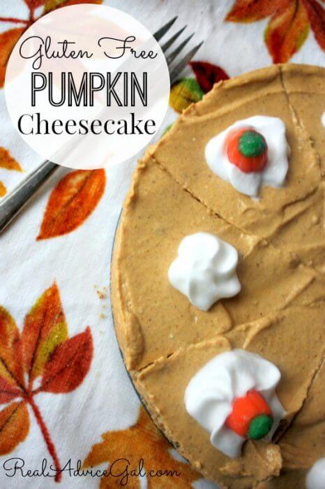 Gluten Free Pumpkin Cheesecake