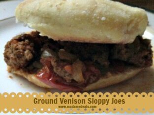 Ground Venison Sloppy Joes Recipe