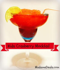 Kids Cranberry Mocktail Recipe