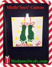 Mistle”Toes” Holiday Canvas