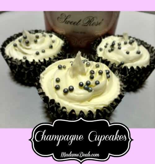 Champagne-Cupcakes