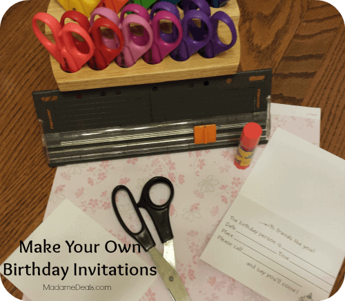 Make Your Own Birthday Invitations 1