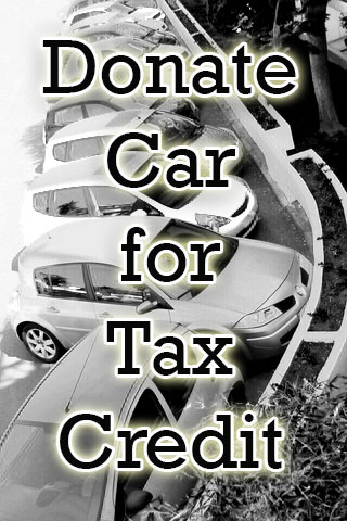 donate car for tax credit