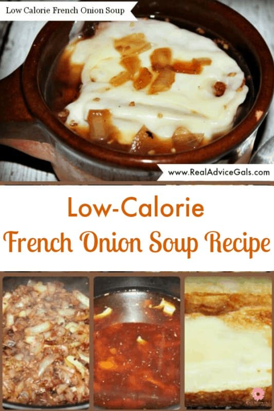 Easy and delicious low-calorie French onion soup recipe