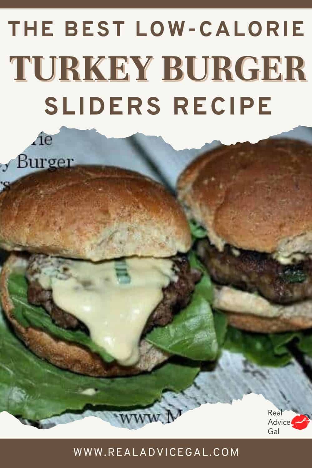 Low Calorie Easy Turkey Burgers Sliders Recipe