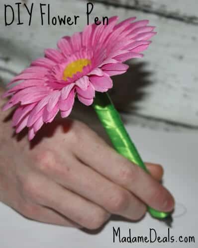 Better Buy Zimbabwe - Flower Pen Craft What you need: Fake flowers