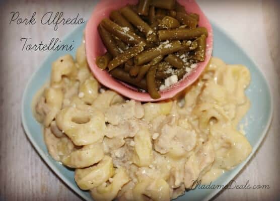 Pork Alfredo Tortellini