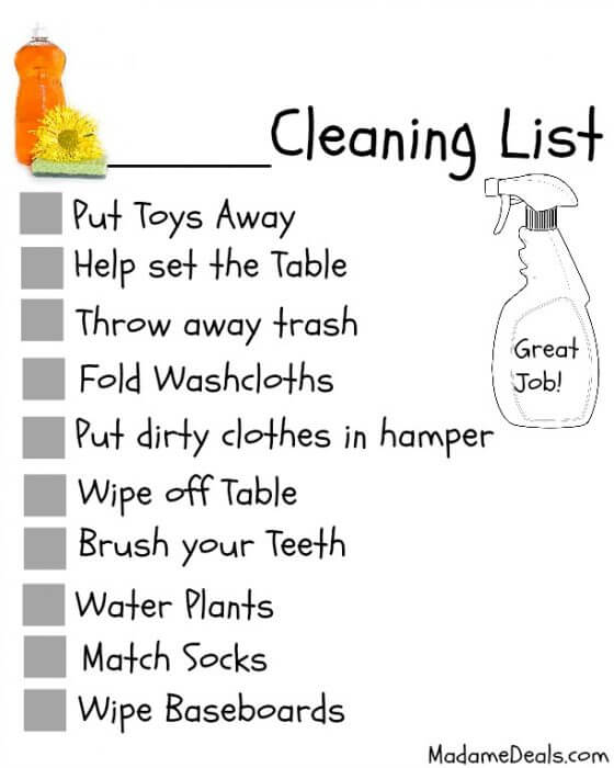 Toddler Chores