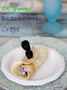 Crepe Filling Recipes : Blackberry Crepe