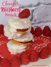 Valentine Recipes for Kids: Chocolate Raspberry Snack