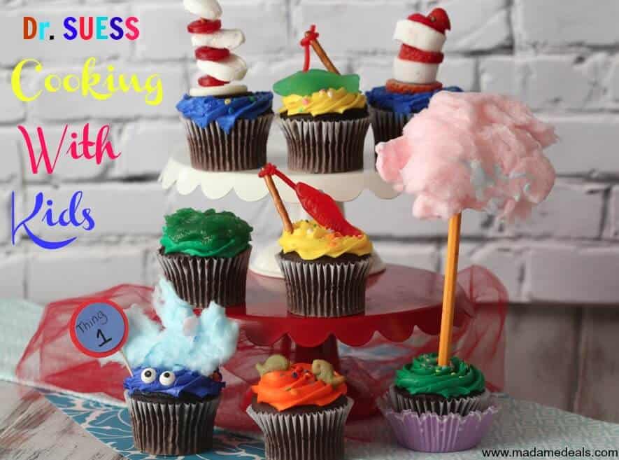 yummy and fun Dr Seuss Cupcakes