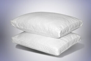quilted feather pillows