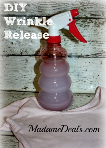 Homemade Wrinkle Release Spray