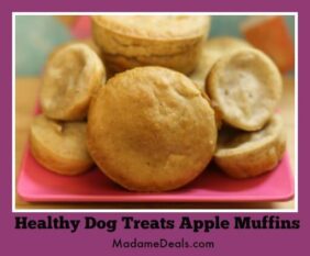 Healthy Dog Treats Apple Muffins