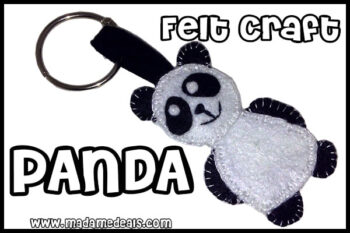 Felt Craft Projects: Panda Crafts