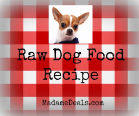 Raw Dog Food Recipe