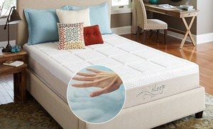 Nature’s Sleep Gel Memory Foam Mattress with Pillows