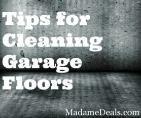 Tips for Cleaning Garage Floors