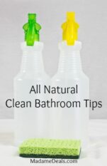 All Natural Quick Bathroom Clean Up Tips