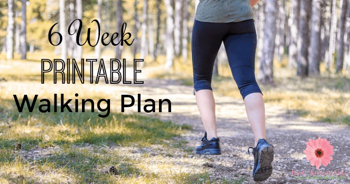 Start a healthy lifestyle by walking more. Track your walking progress with this free printable walking plan.