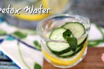 lemon cucumber detox water