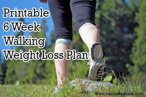 Walking Weight Loss Printable - Real Advice Gal
