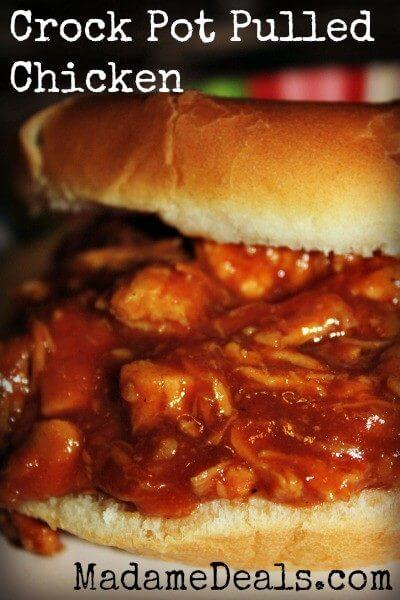 Kid Friendly Chicken Recipes – Crock Pot Pulled Chicken