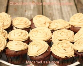 Kid Cupcake Recipes – Chocolate Cookie Butter Cupcakes