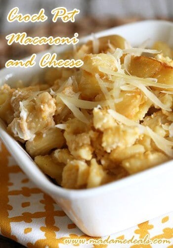 Crock Pot Macaroni and Cheese