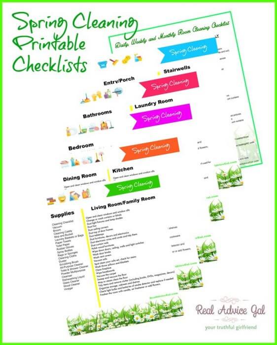 Free Printable Deep House Cleaning Checklist