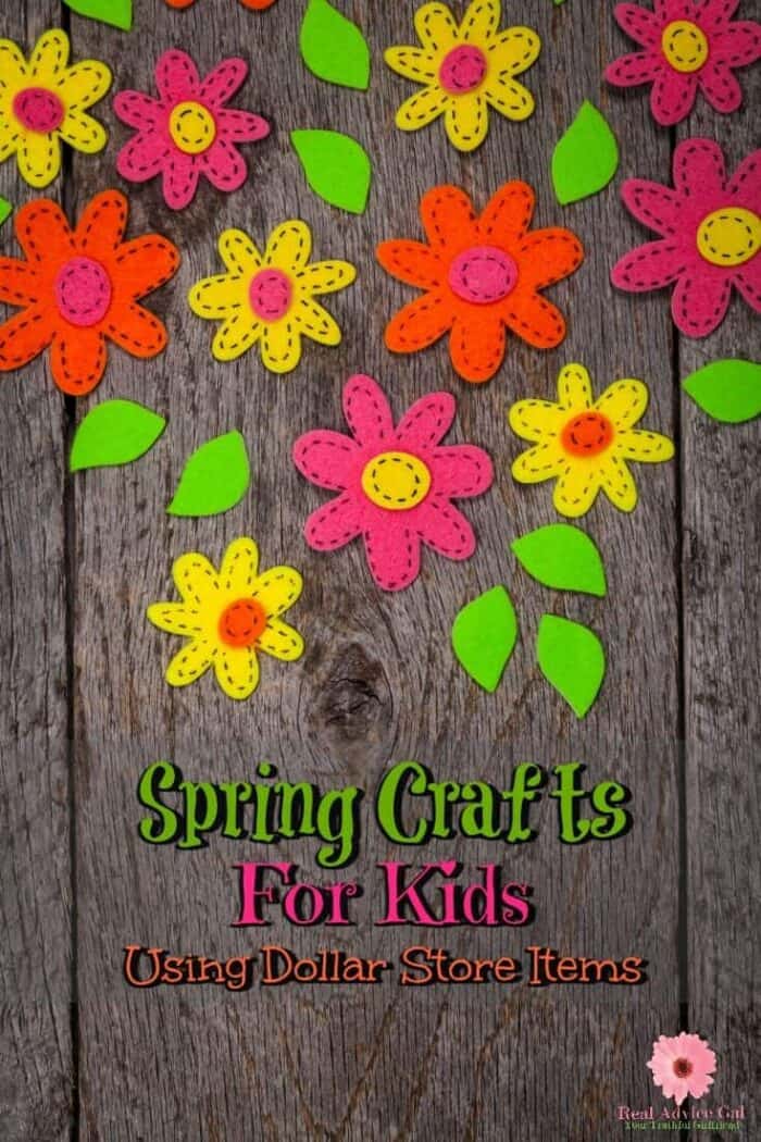 Spring Crafts for Kids Using Dollar Store Items