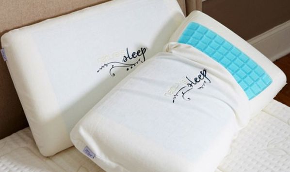 Cool gel memory hot sale foam pillow reviews