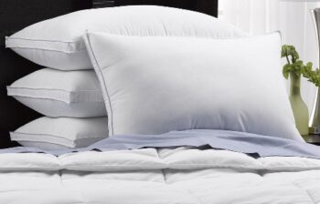 Exquisite Hotel Collection 220-Thread-Count Queen or King Down Alternative Pillows