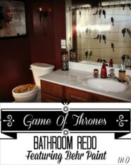 Game of Thrones Bathroom Redo Featuring Behr Paint!