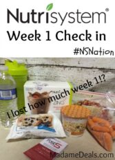 Nutrisystem Week 1 Check in- I lost how many pounds!? #NSNation