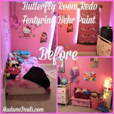 Butterfly Room Redo Featuring Behr Paint!