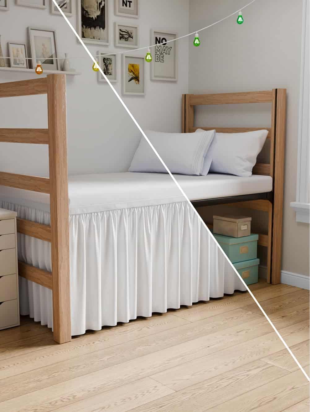 Back to College Dorm Room Packages 40 Dorm Room Bed Skirt Twin XL