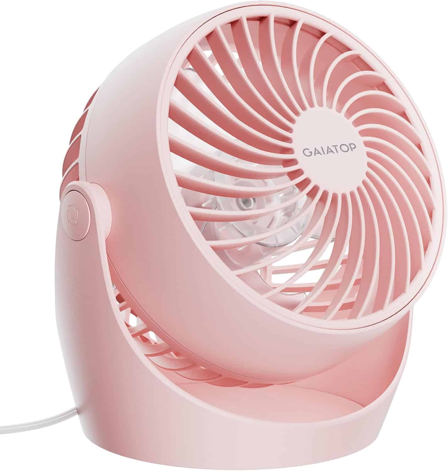 Back to College Dorm Room Packages 44 Gaiatop Desk Fan, 5-Inch Portable Electric Table Desktop Air Circulator Fan