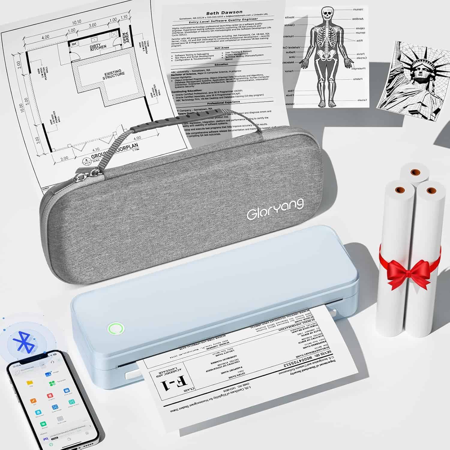 Back to College Dorm Room Packages 56 Inkless Portable Printer
