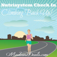Nutrisystem Check In Weeks 6 & 7- Climbing back up