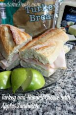Turkey and Havarti Cheese with Apples Sandwich Recipe