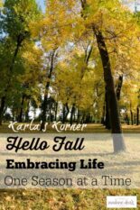 Karla’s Korner: Hello Fall