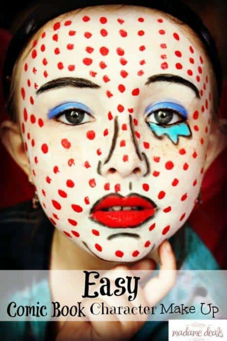 Halloween Make Up for Kids: Easy Comic Book Character Make Up