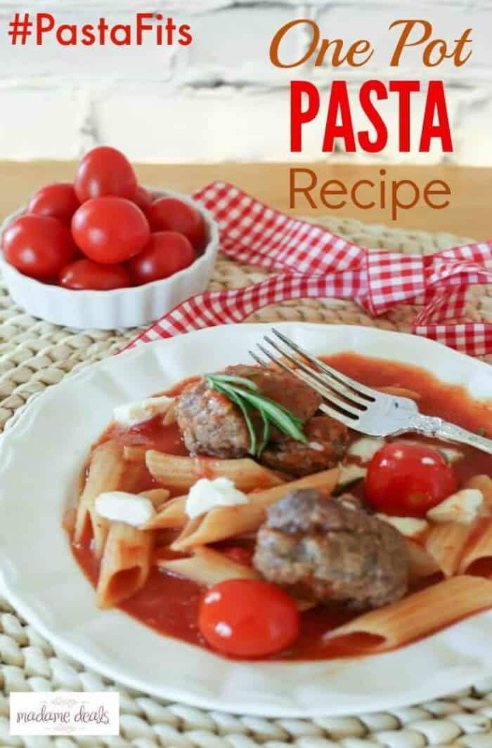 One Pot Pasta #PastaFits