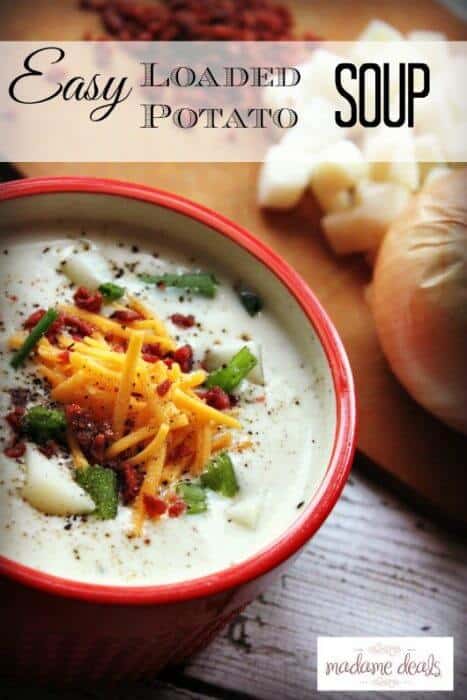Easy Loaded Potato Soup Recipe