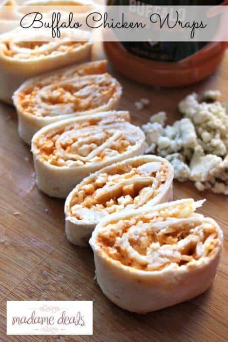 Easy Buffalo Chicken Wraps Appetizer Recipe
